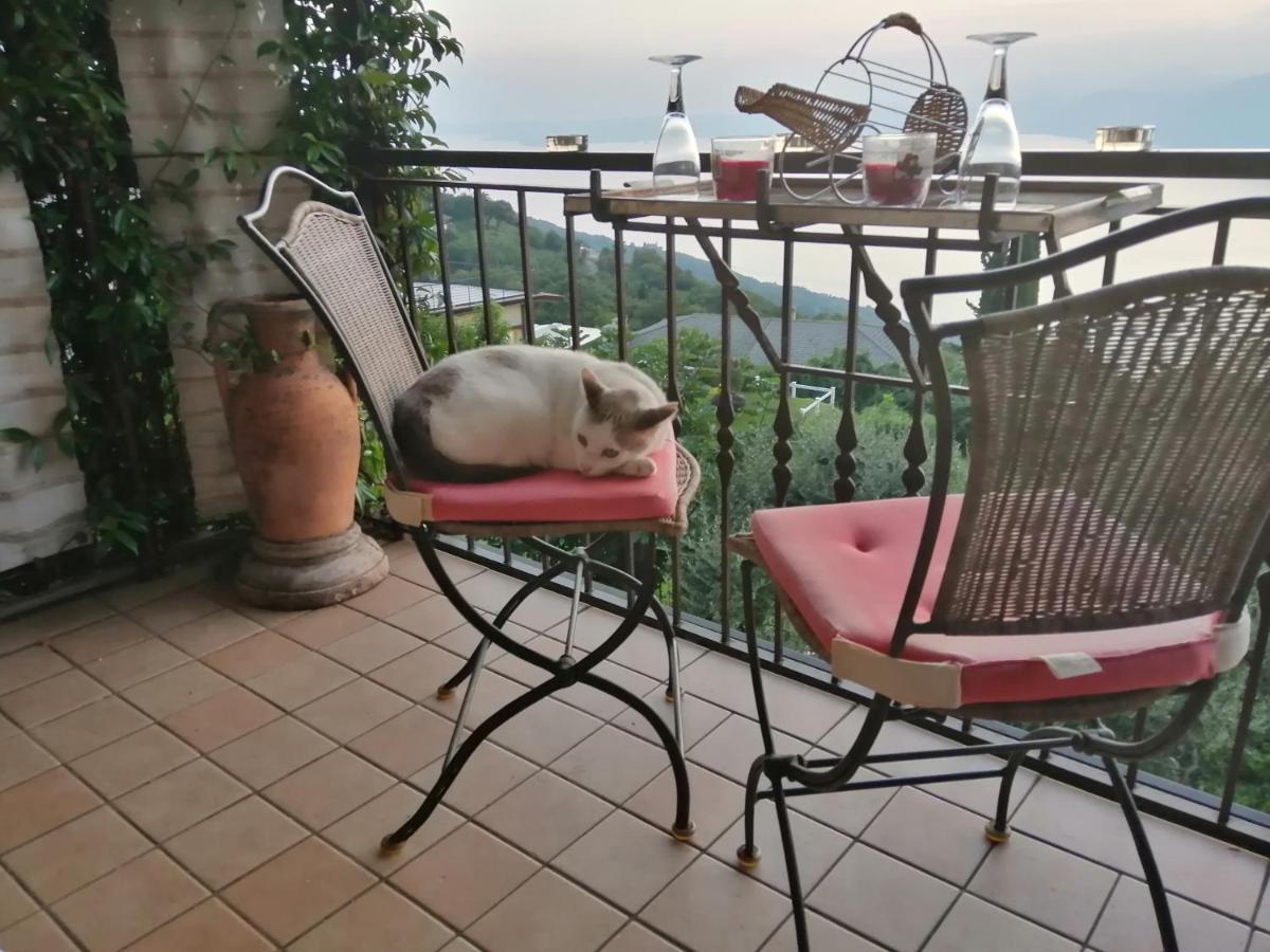 B&B Da Paolo Con Vista Lago Di Garda San Zeno di Montagna Exterior foto