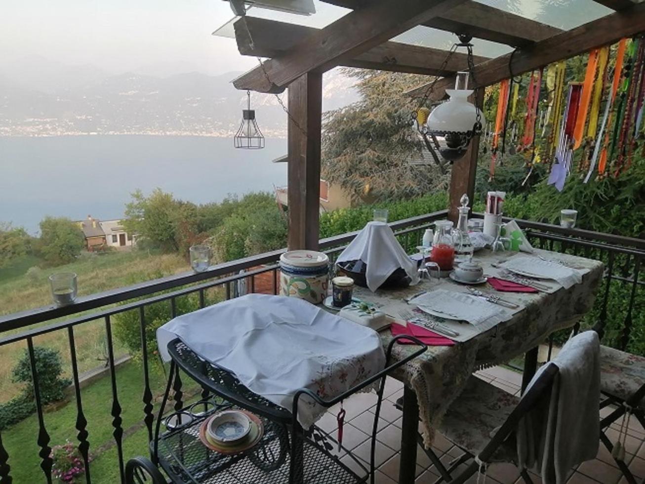 B&B Da Paolo Con Vista Lago Di Garda San Zeno di Montagna Exterior foto